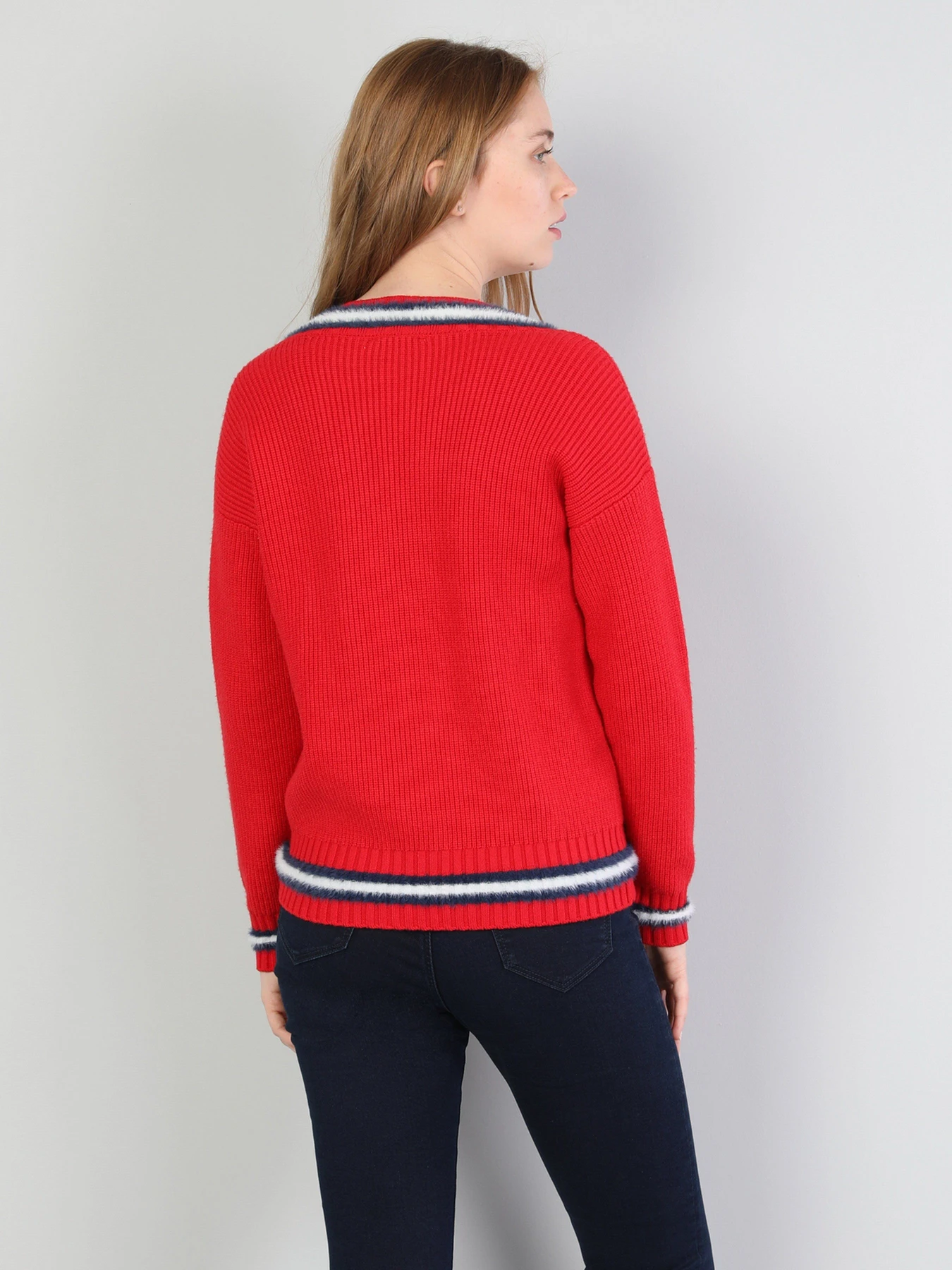 Свитры и кардиганы Colin’s модель CL1045616RED Фото