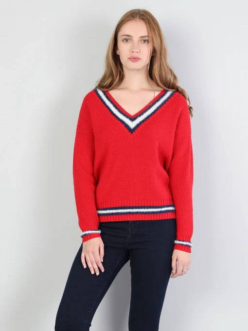 Свитры и кардиганы Colin’s модель CL1045616RED Фото