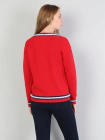 Свитры и кардиганы Colin’s модель CL1045616RED Фото