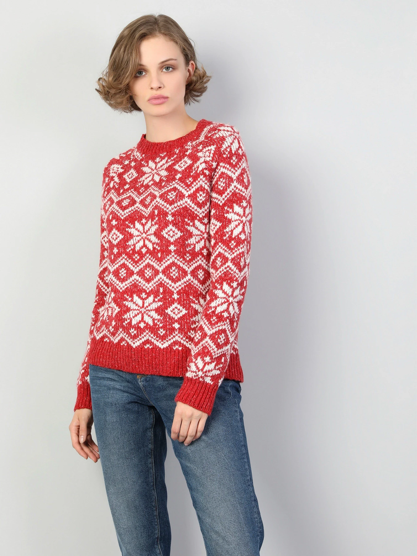 Свитры и кардиганы Colin’s модель CL1046048RED Фото