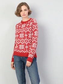Свитры и кардиганы Colin’s модель CL1046048RED Фото