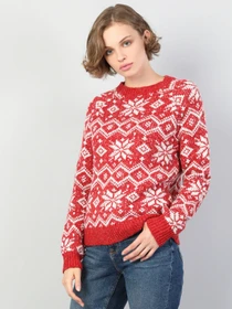 Свитры и кардиганы Colin’s модель CL1046048RED Фото