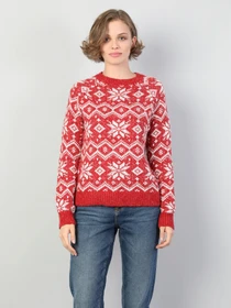 Свитры и кардиганы Colin’s модель CL1046048RED Фото