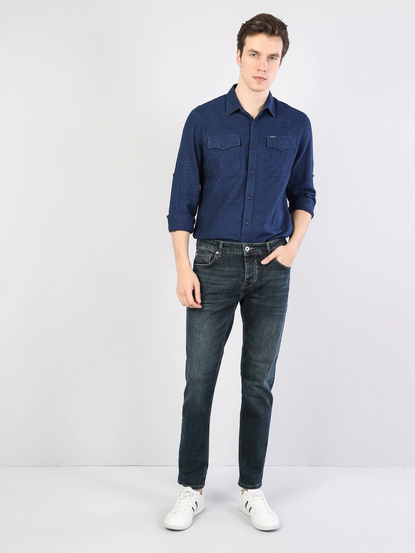 Рубашки Colin’s модель CL1034901BLU Фото