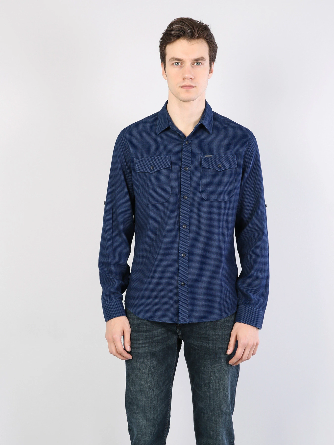 Рубашки Colin’s модель CL1034901BLU Фото