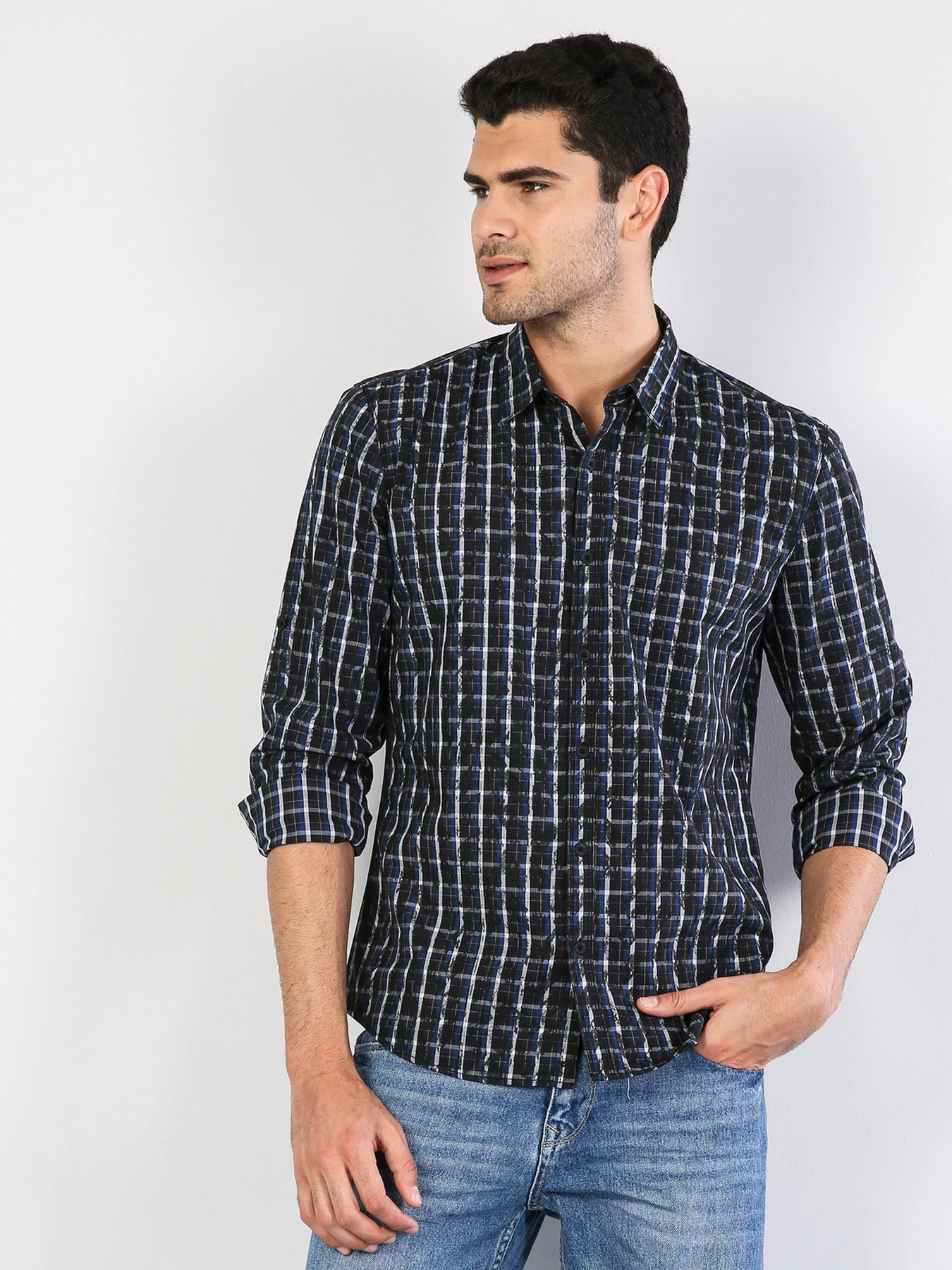 Рубашки Colin’s модель CL1035021BLK Рубашки Colin’s модель CL1035021BLK Фото