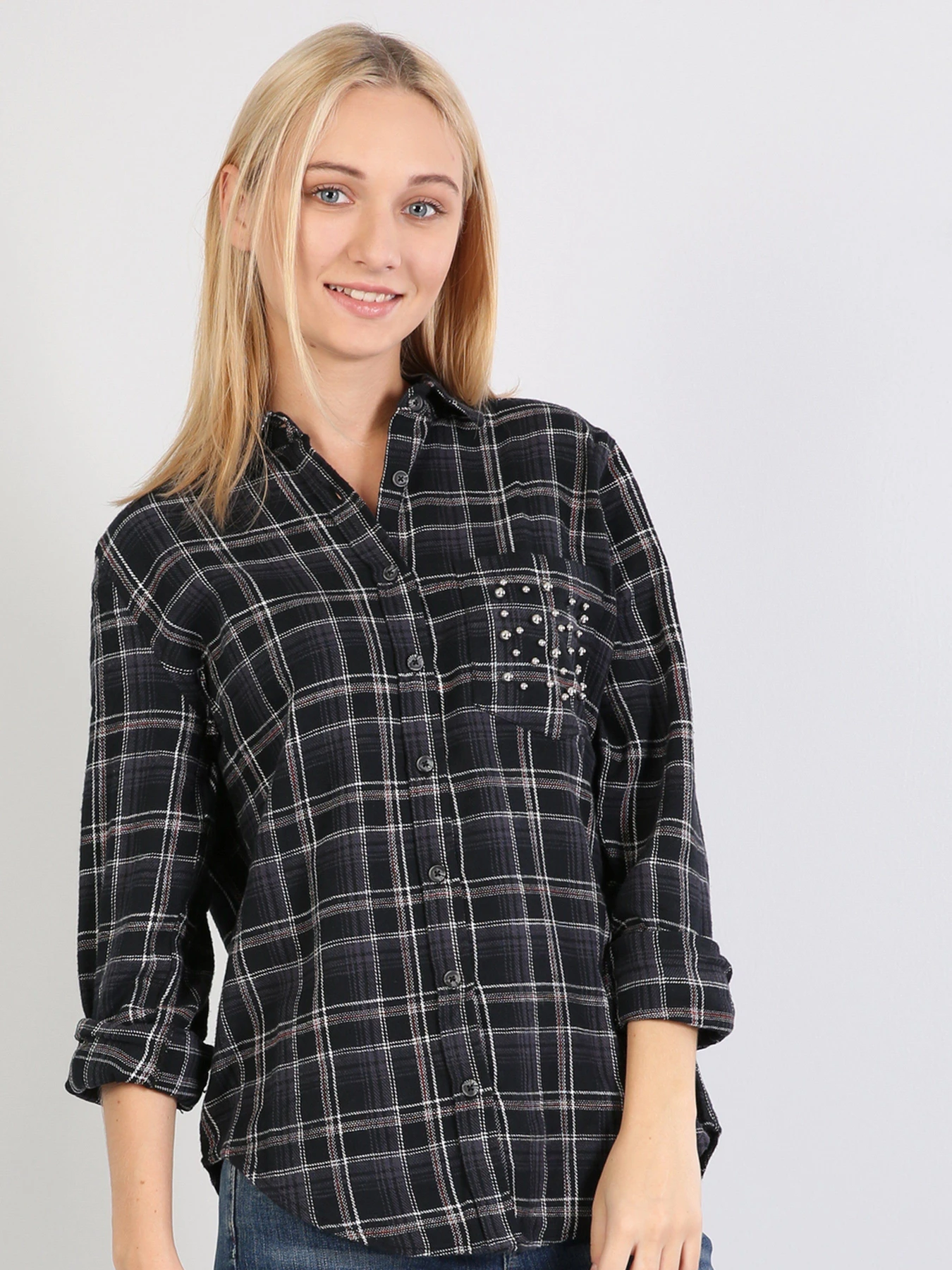 Рубашки Colin’s модель CL1036268BLK Рубашки Colin’s модель CL1036268BLK Фото
