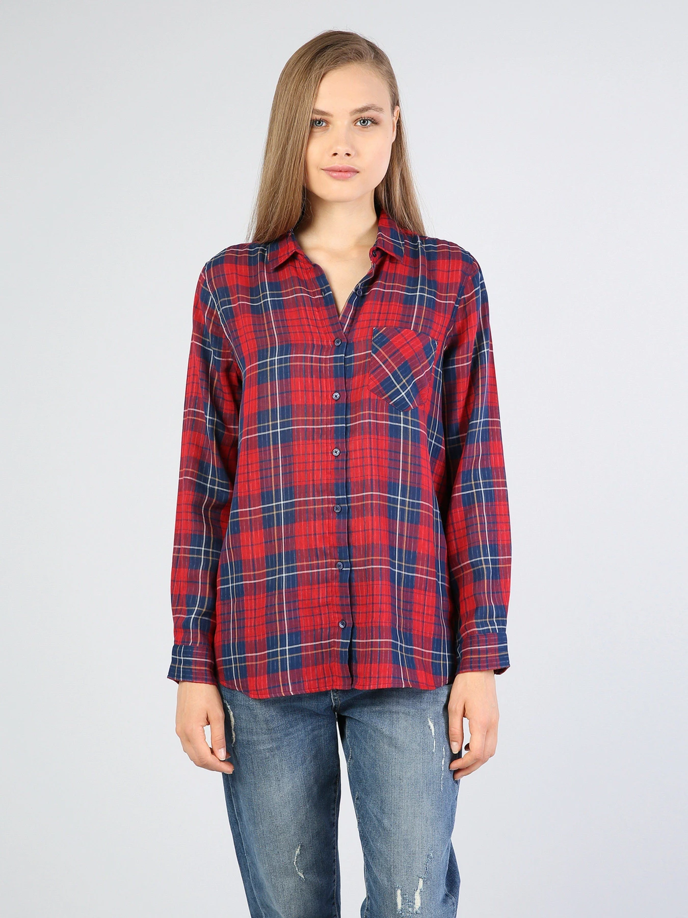 Рубашки Colin’s модель CL1036292RED Рубашки Colin’s модель CL1036292RED Фото