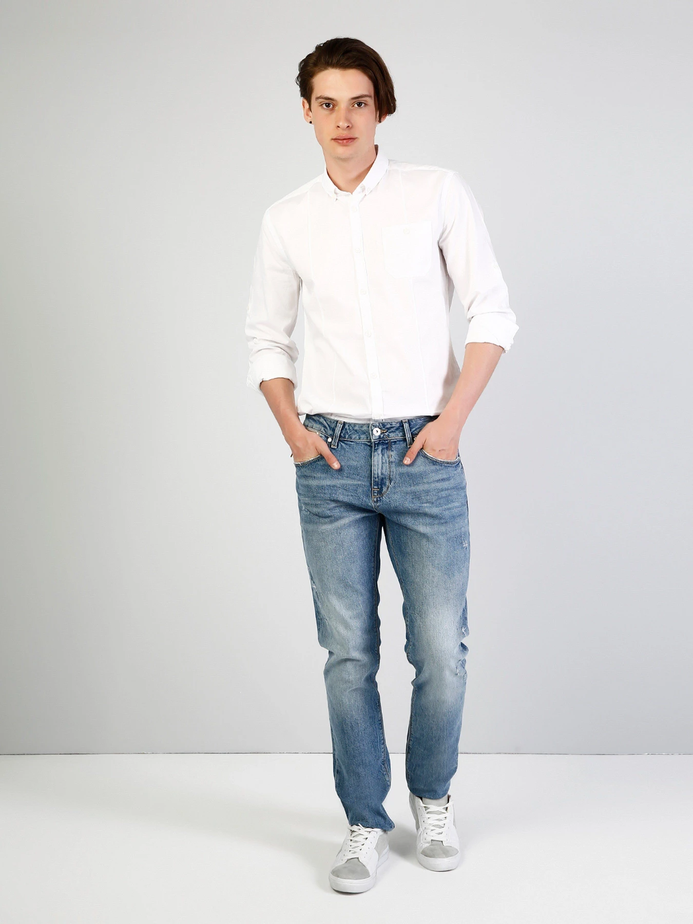 Рубашки Colin’s модель CL1036529WHT Рубашки Colin’s модель CL1036529WHT Фото