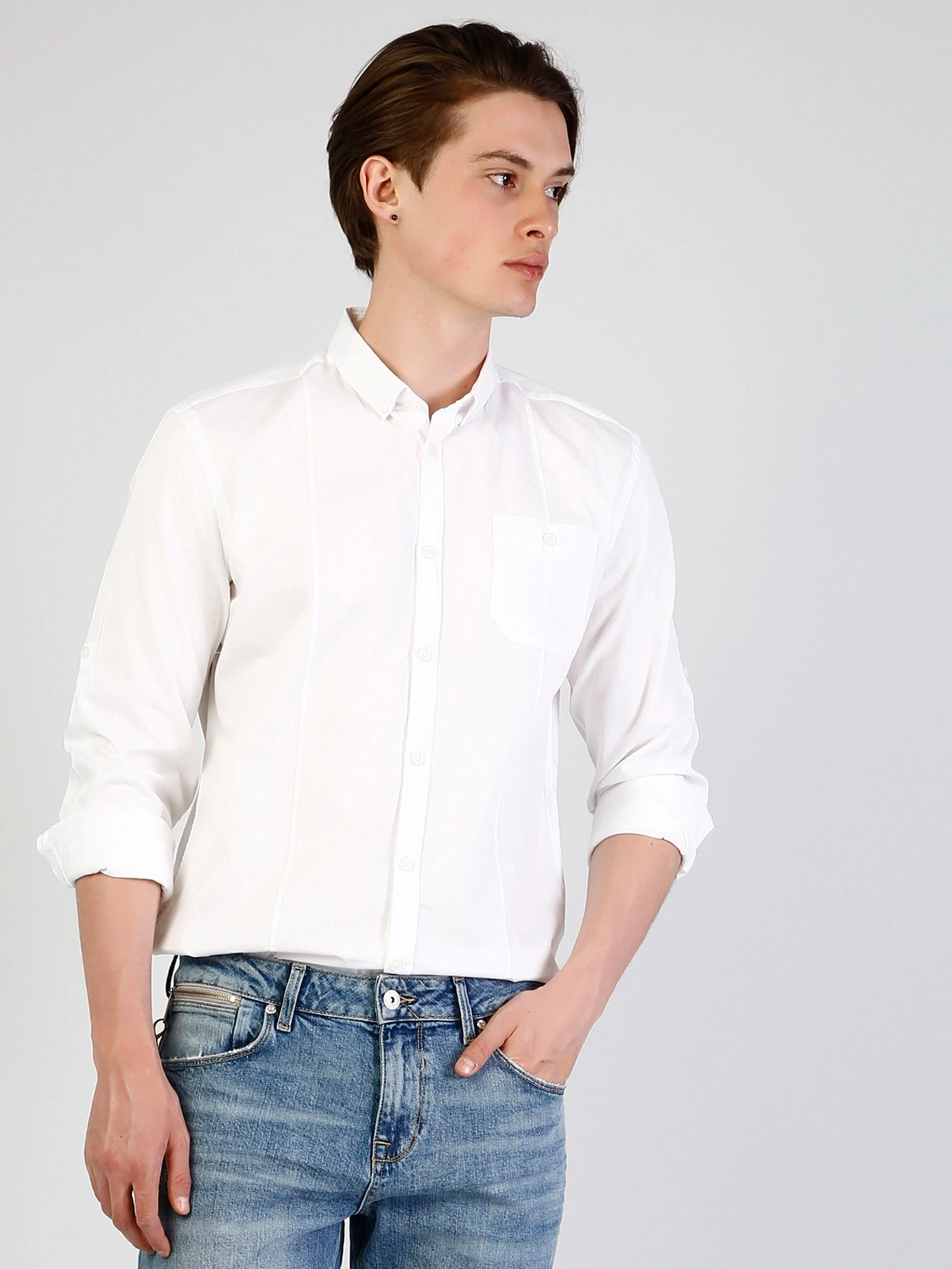 Рубашки Colin’s модель CL1036529WHT Рубашки Colin’s модель CL1036529WHT Фото