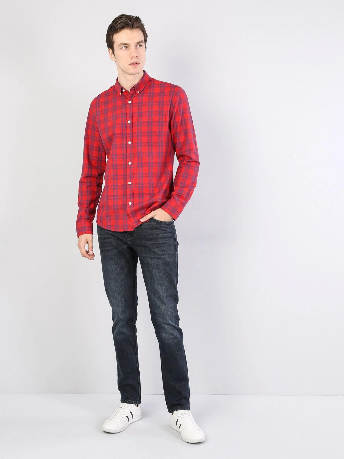 Рубашки Colin’s модель CL1040773RED Рубашки Colin’s модель CL1040773RED Фото
