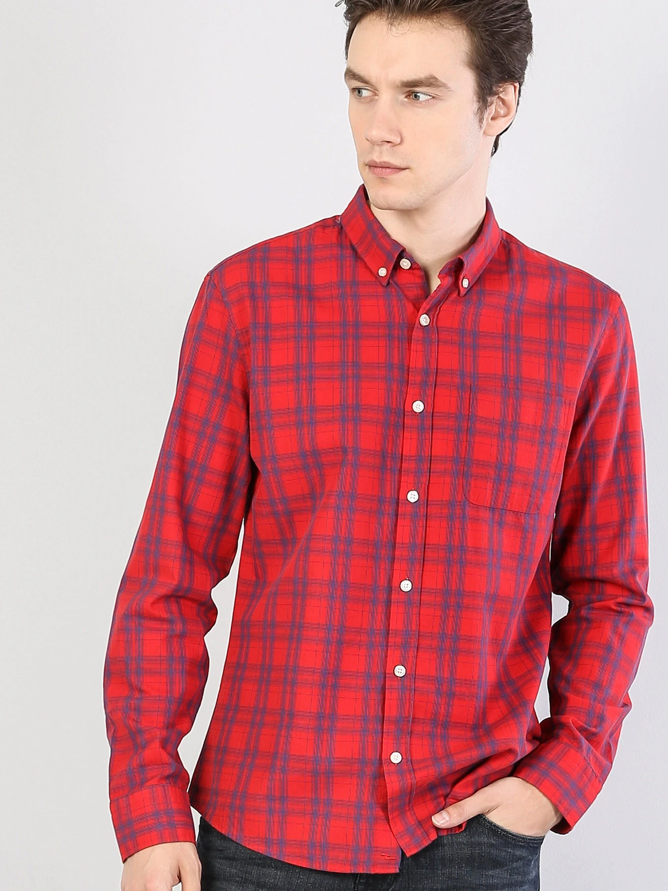 Рубашки Colin’s модель CL1040773RED Рубашки Colin’s модель CL1040773RED Фото