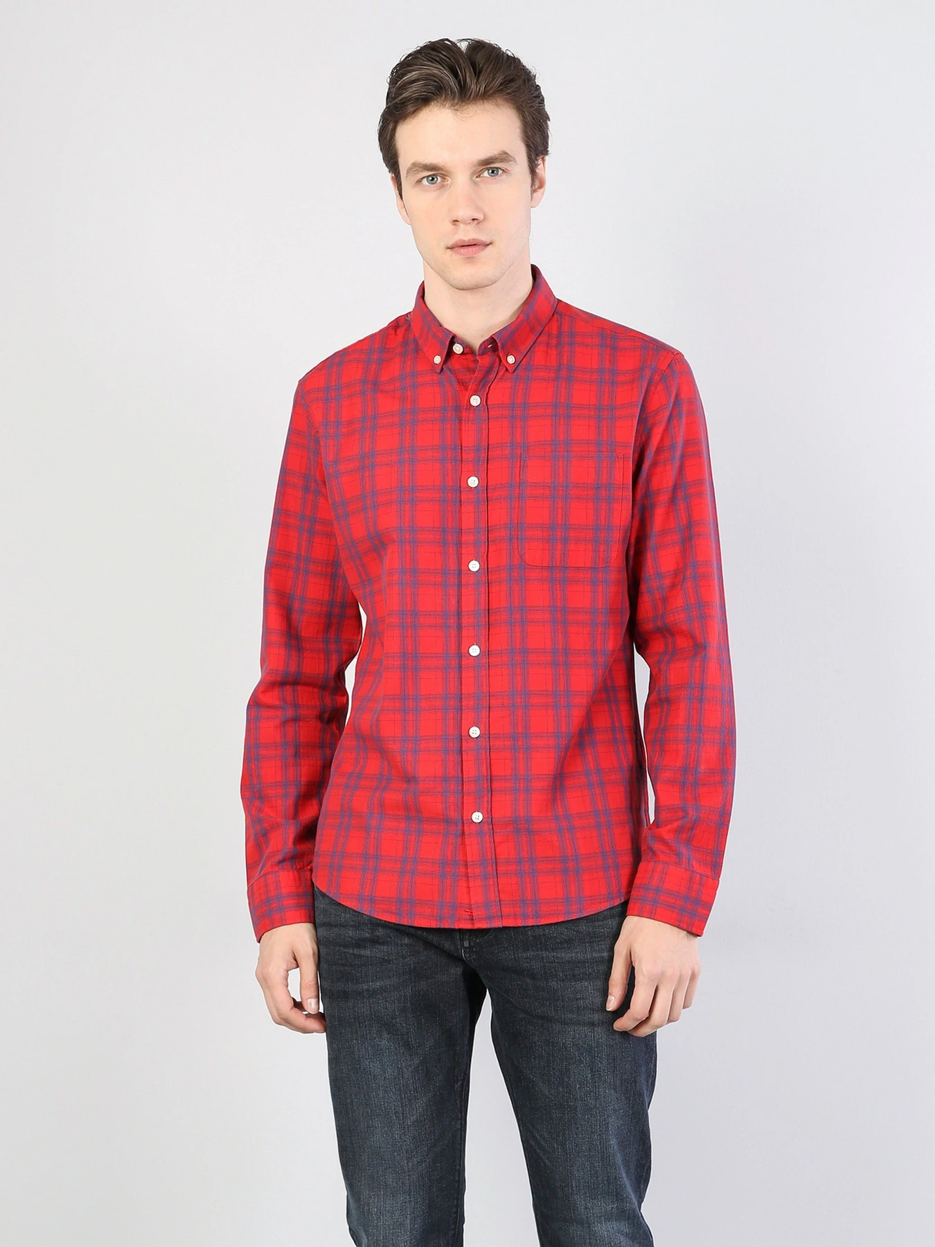 Рубашки Colin’s модель CL1040773RED Рубашки Colin’s модель CL1040773RED Фото