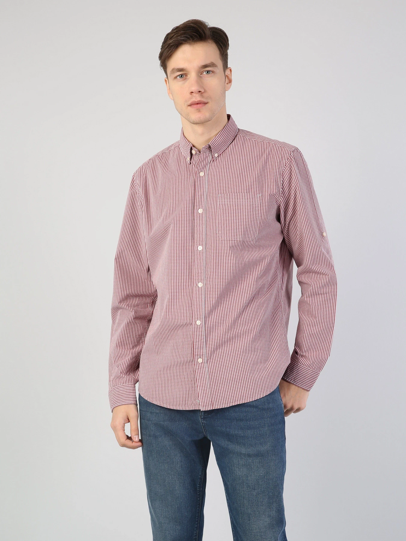 Рубашки Colin’s модель CL1043454RED Рубашки Colin’s модель CL1043454RED Фото