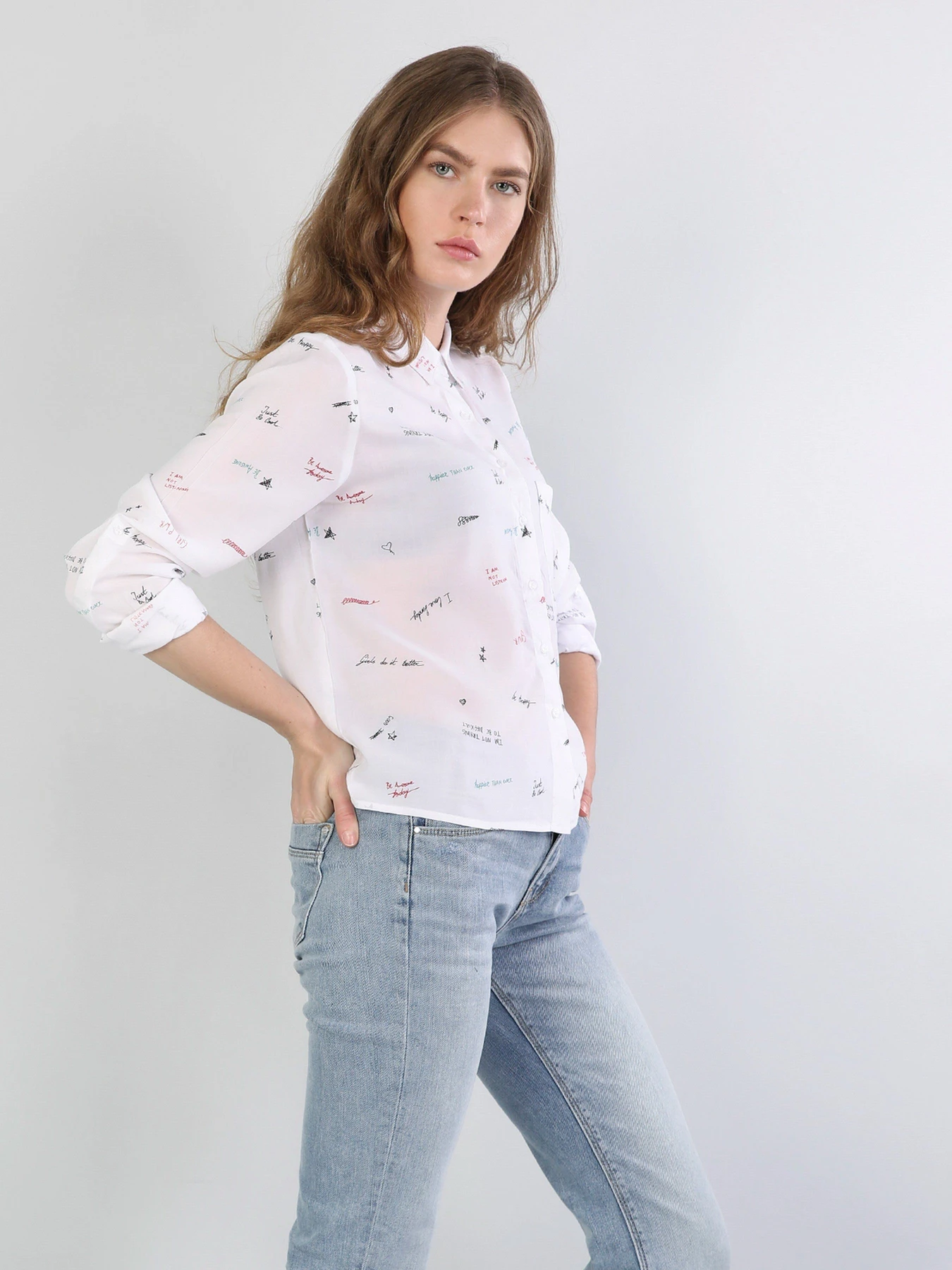 Сорочки Colin’s модель CL1043629WHT Сорочки Colin’s модель CL1043629WHT Фото
