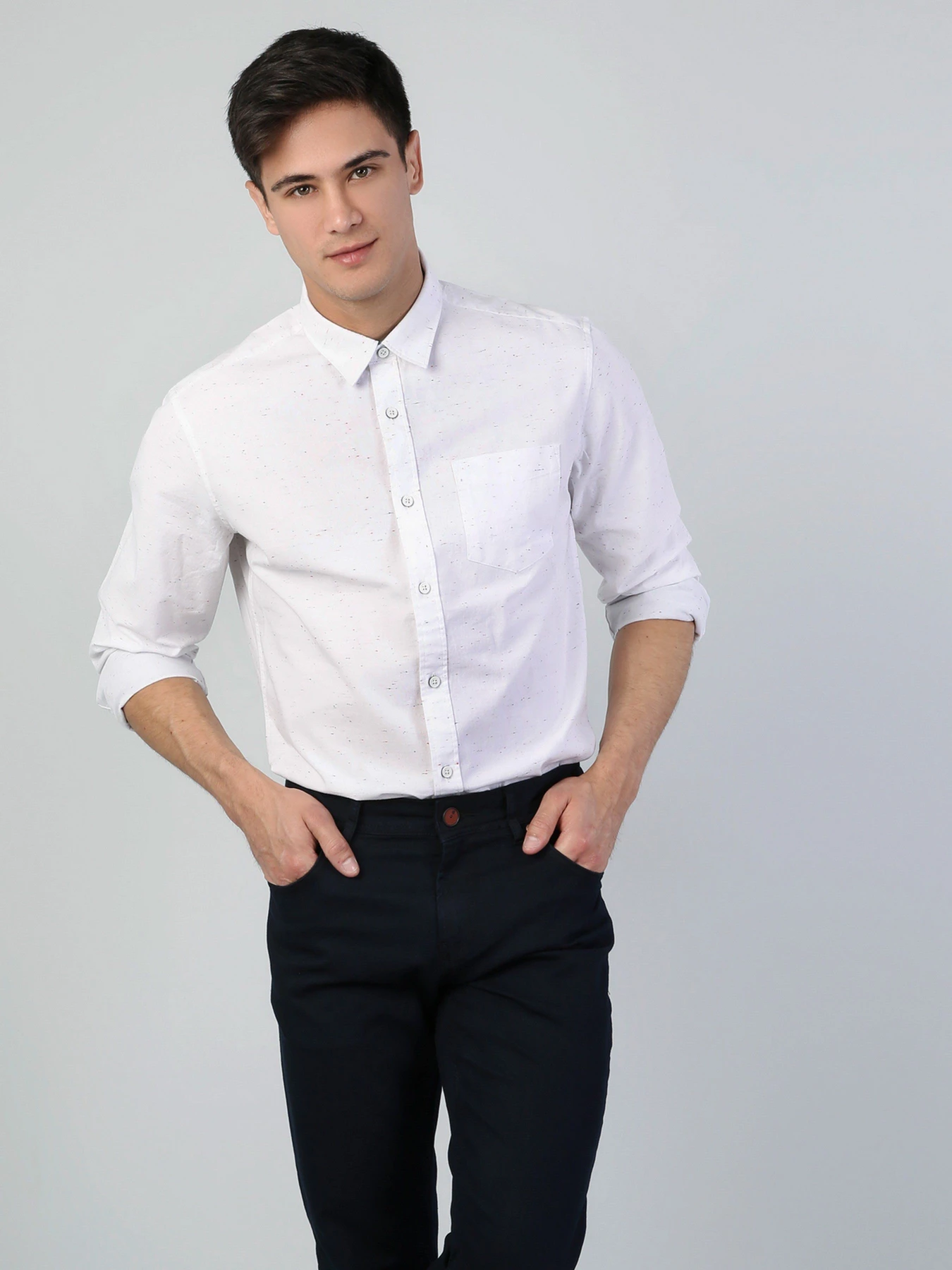 Рубашки Colin’s модель CL1043770WHT Рубашки Colin’s модель CL1043770WHT Фото