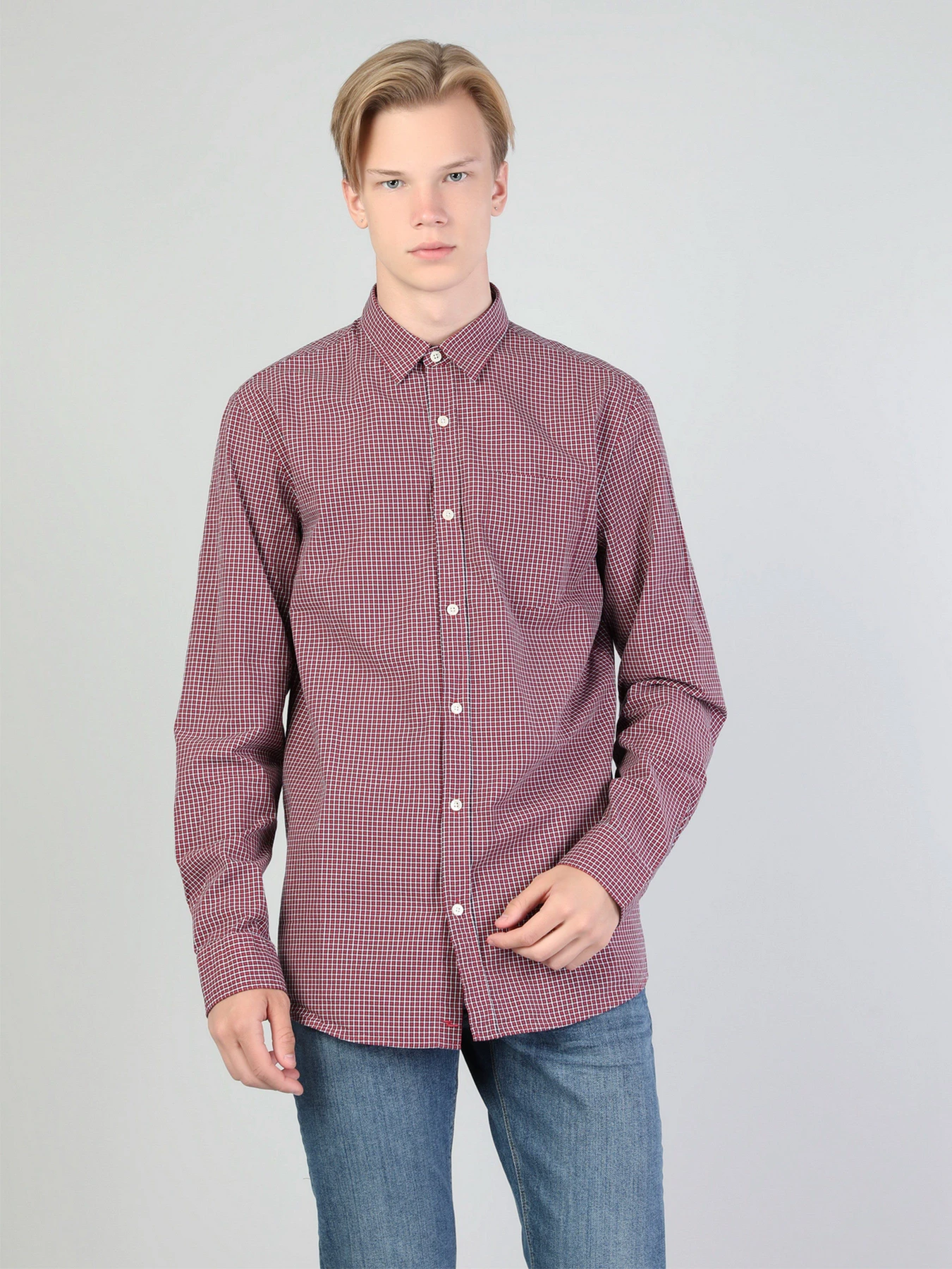 Рубашки Colin’s модель CL1044332RED Рубашки Colin’s модель CL1044332RED Фото