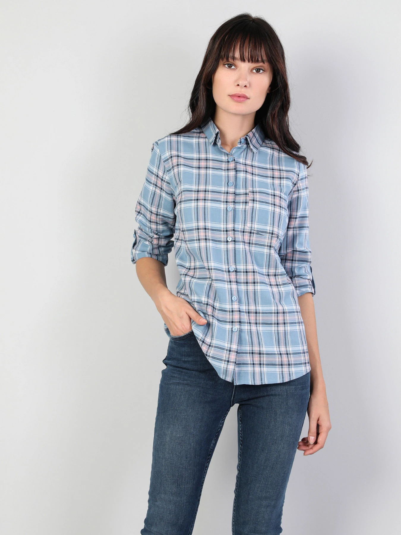 Сорочки Colin’s модель CL1045463BLE Сорочки Colin’s модель CL1045463BLE Фото