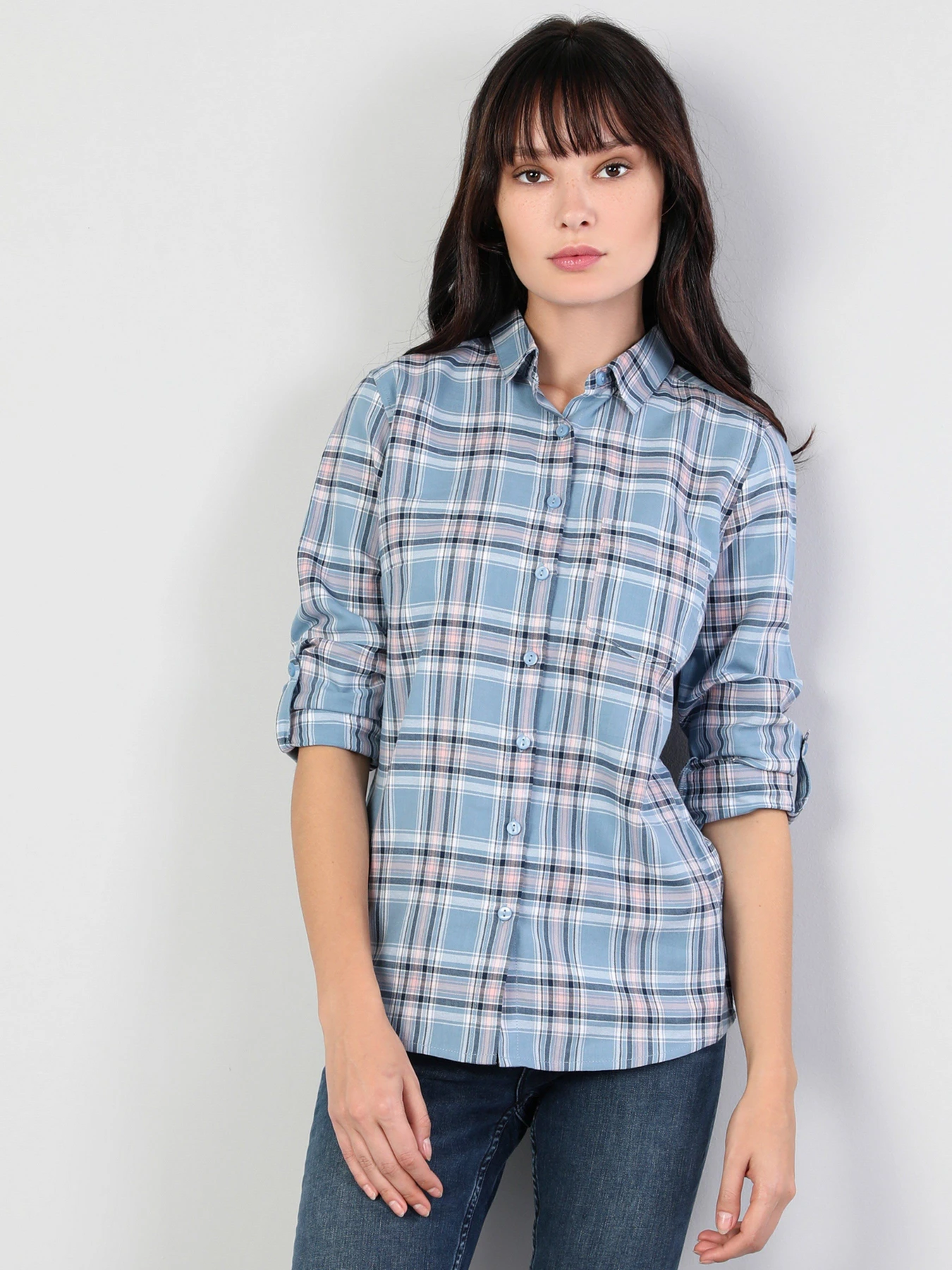 Сорочки Colin’s модель CL1045463BLE Сорочки Colin’s модель CL1045463BLE Фото