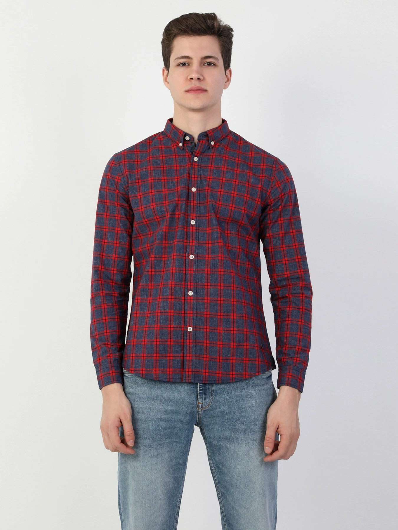 Рубашки Colin’s модель CL1046094RED Рубашки Colin’s модель CL1046094RED Фото