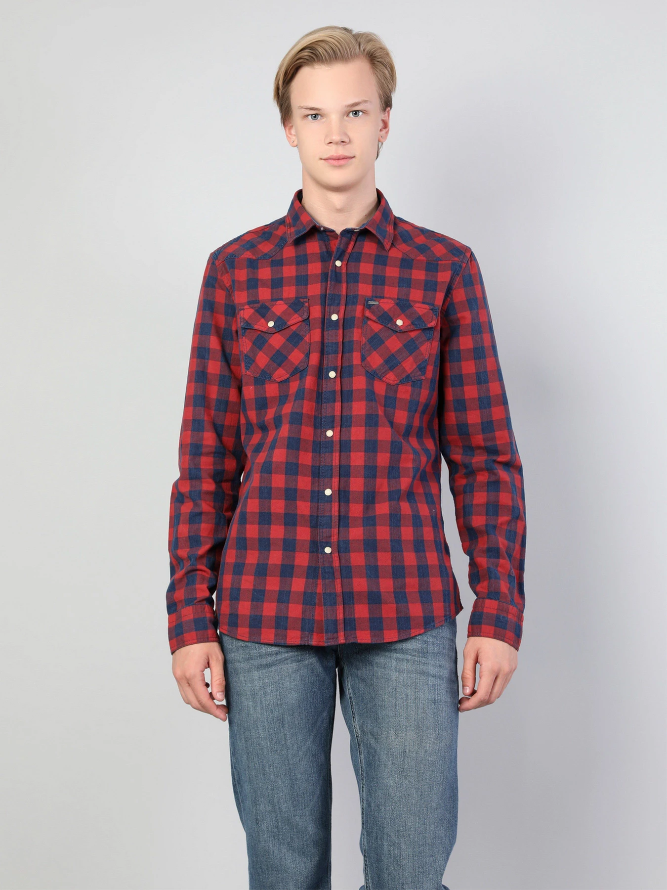 Рубашки Colin’s модель CL1046881RED Рубашки Colin’s модель CL1046881RED Фото