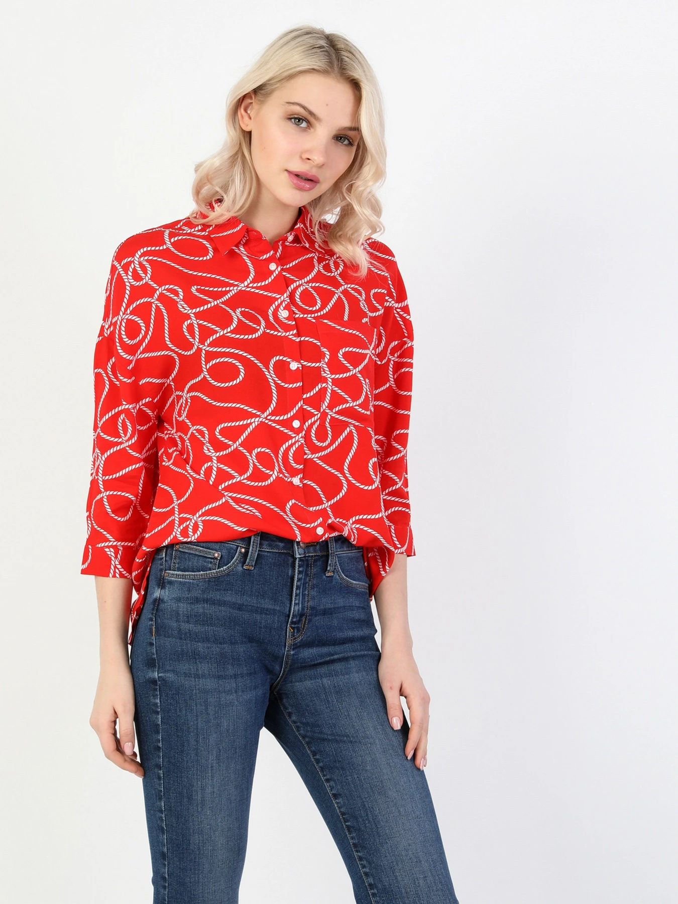 Сорочки Colin’s модель CL1047855RED Фото