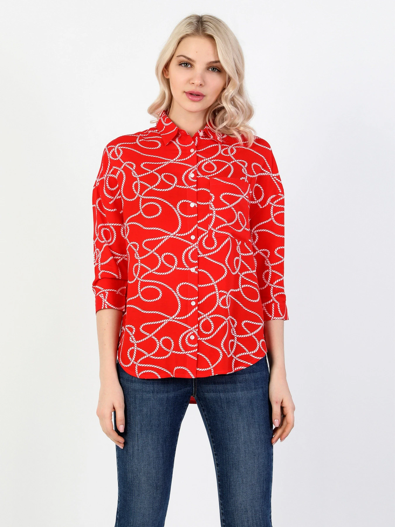 Сорочки Colin’s модель CL1047855RED Фото