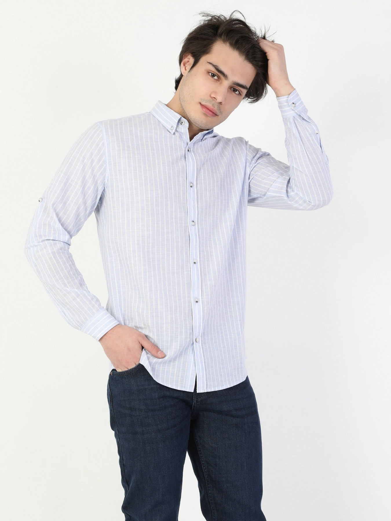 Рубашки Colin’s модель CL1049293BLE Рубашки Colin’s модель CL1049293BLE Фото