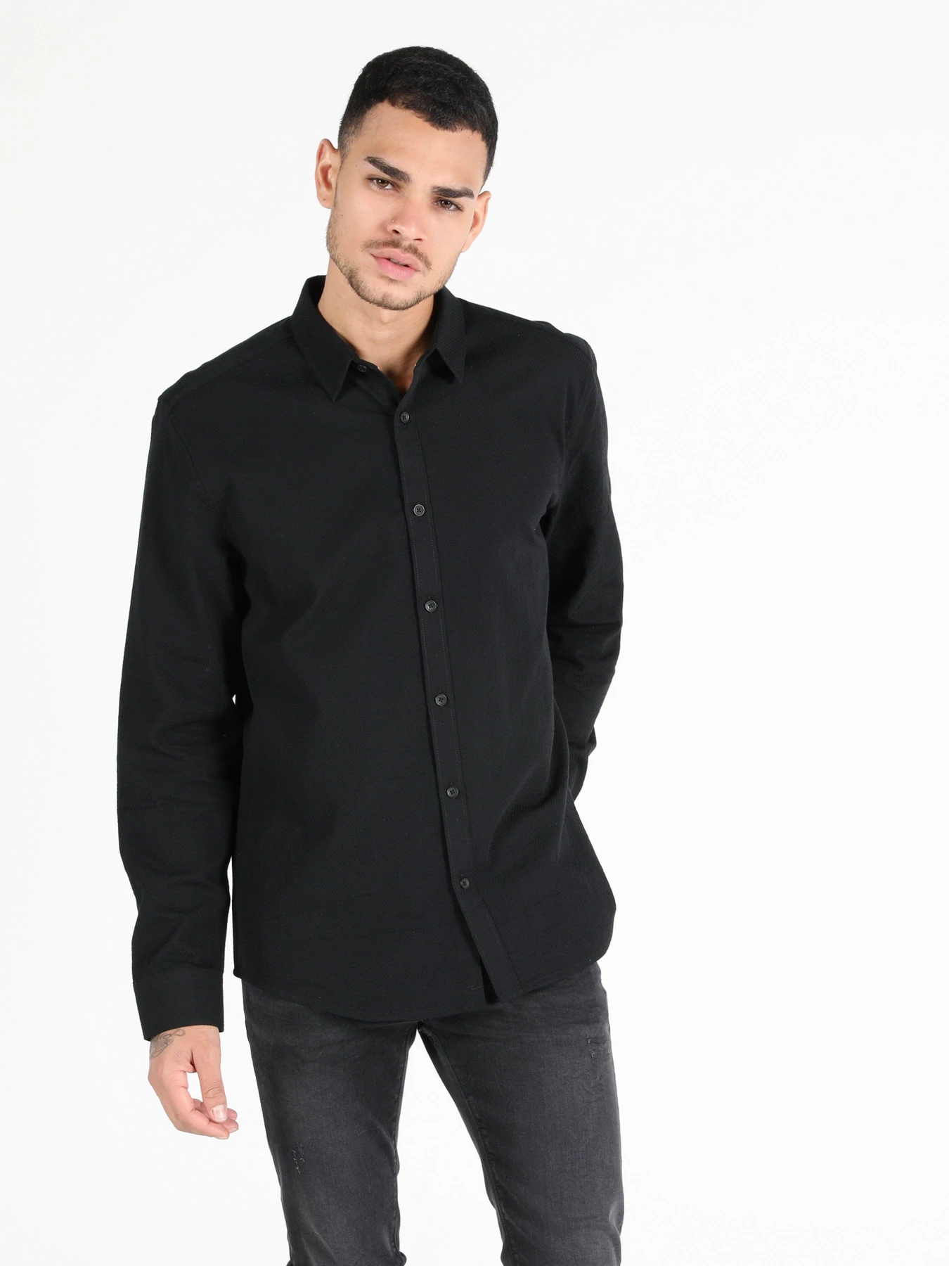 Рубашки Colin’s модель CL1050322BLK Фото