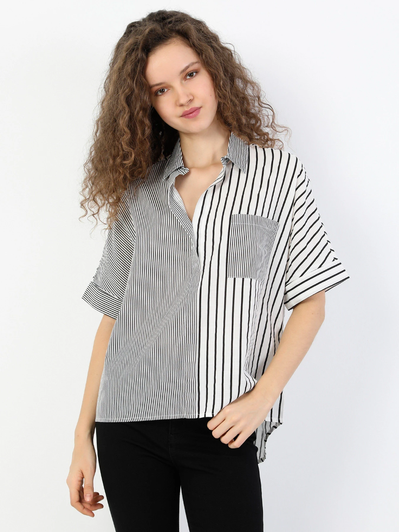 Сорочки Colin’s модель CL1048401BLK Фото