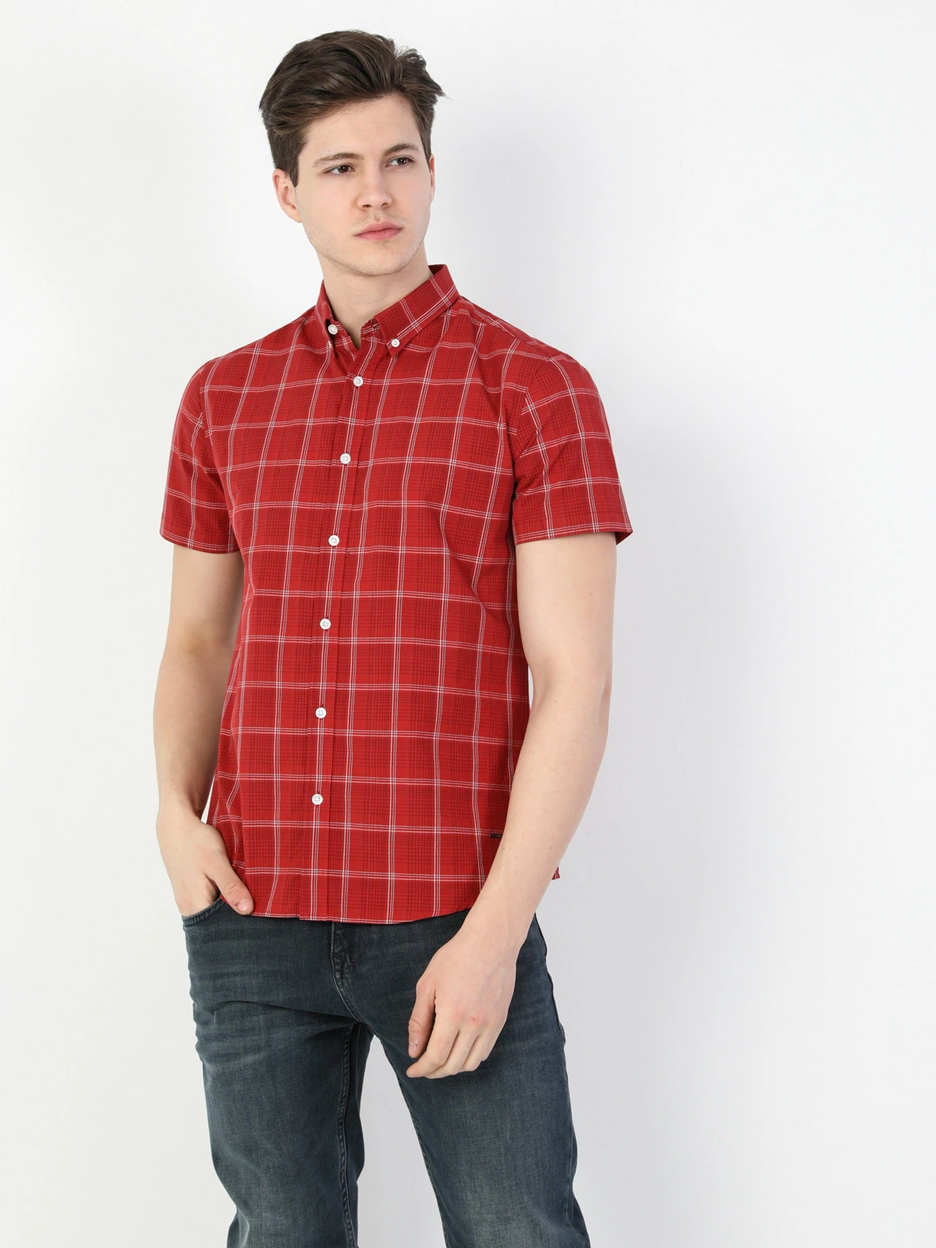 Рубашки Colin’s модель CL1049252RED Рубашки Colin’s модель CL1049252RED Фото