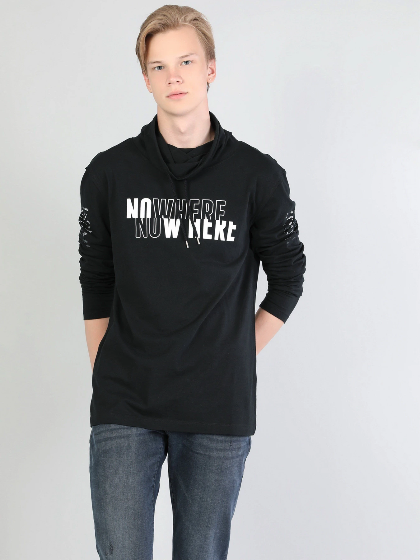 Худі та світшоти Colin’s модель CL1041282BLK Худі та світшоти Colin’s модель CL1041282BLK Фото