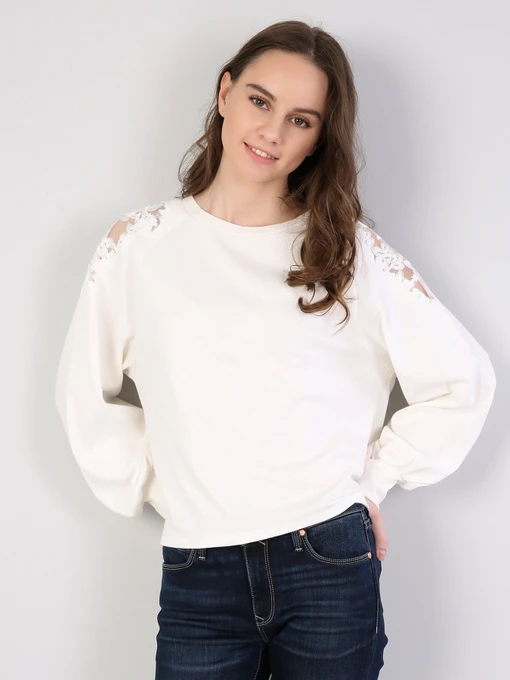 Худи и свитшоты Colin’s модель CL1042788WHT Фото