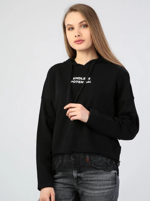 Худи и свитшоты Colin’s модель CL1044385BLK Фото