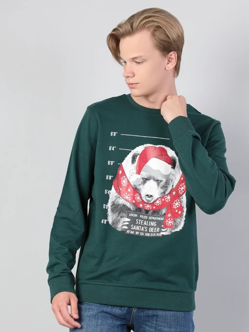Худи и свитшоты Colin’s модель CL1046065GRN Фото