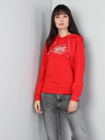Худи и свитшоты Colin’s модель CL1046097RED Фото