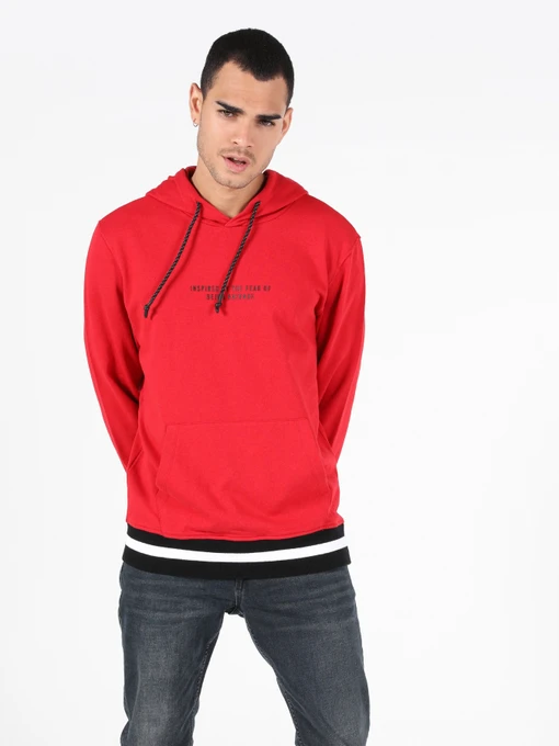Худи и свитшоты Colin’s модель CL1050075RED Фото