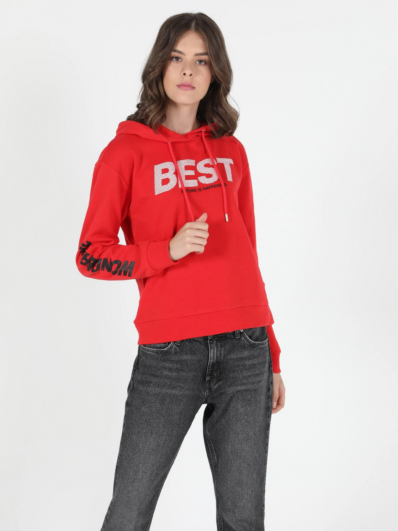 Худи и свитшоты Colin’s модель CL1050508RED Худи и свитшоты Colin’s модель CL1050508RED Фото