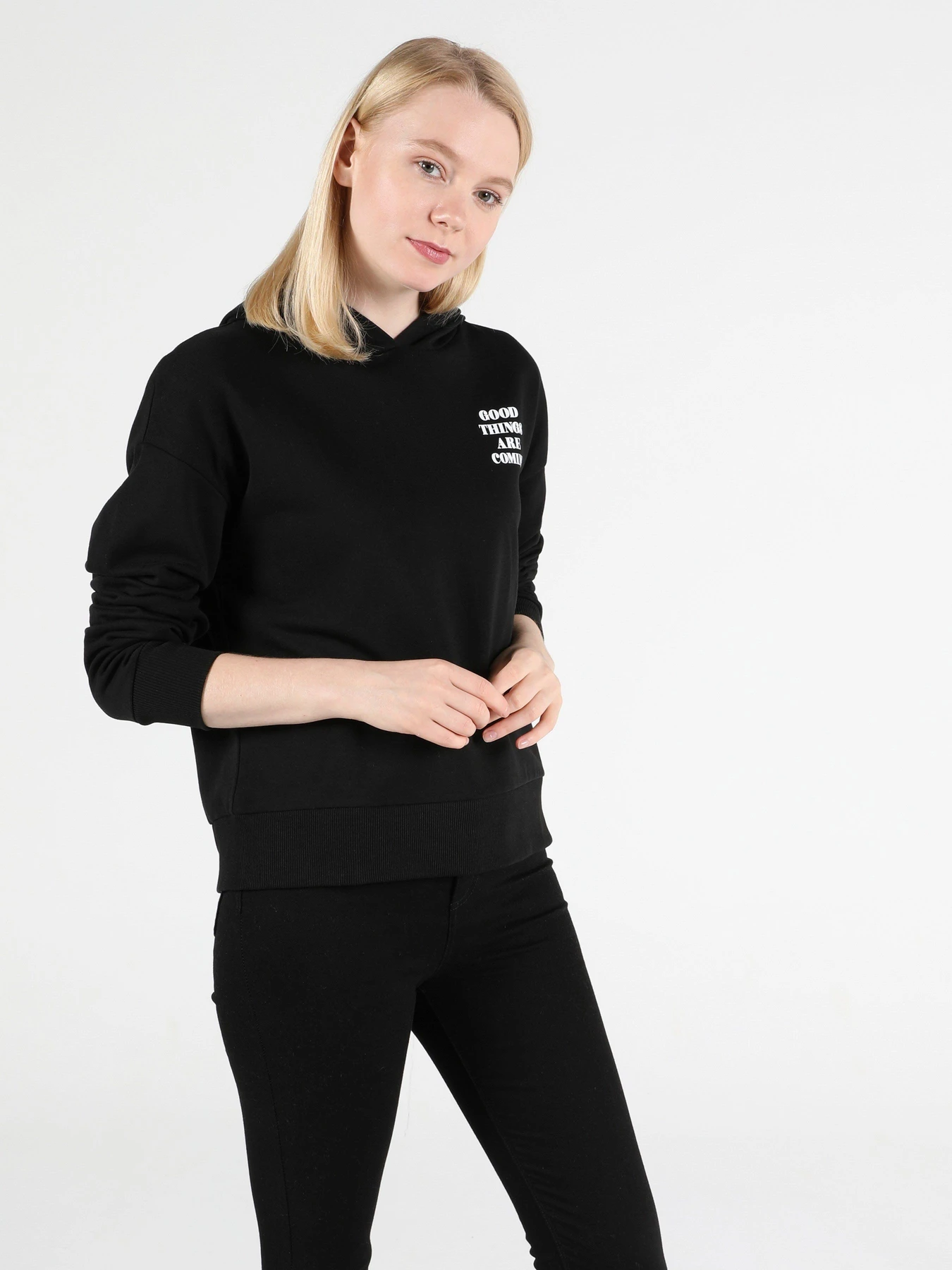 Худи и свитшоты Colin’s модель CL1051002BLK Фото