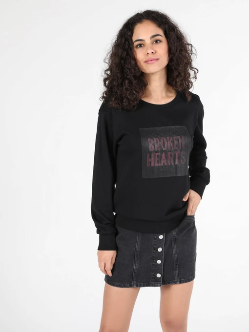 Худи и свитшоты Colin’s модель CL1053097BLK Фото