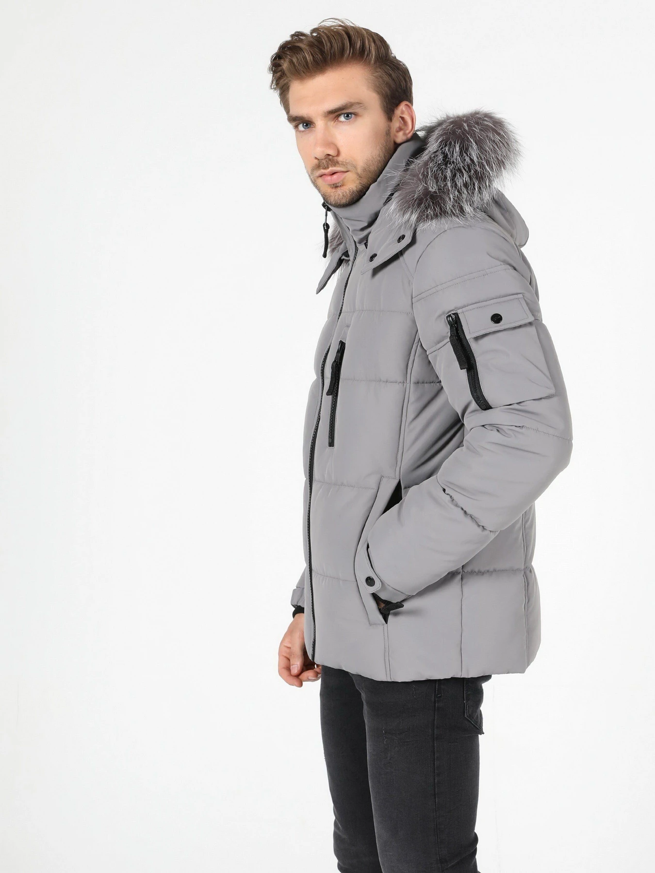 Куртки и дубленки Colin’s модель CL1035958GRA Куртки и дубленки Colin’s модель CL1035958GRA Фото