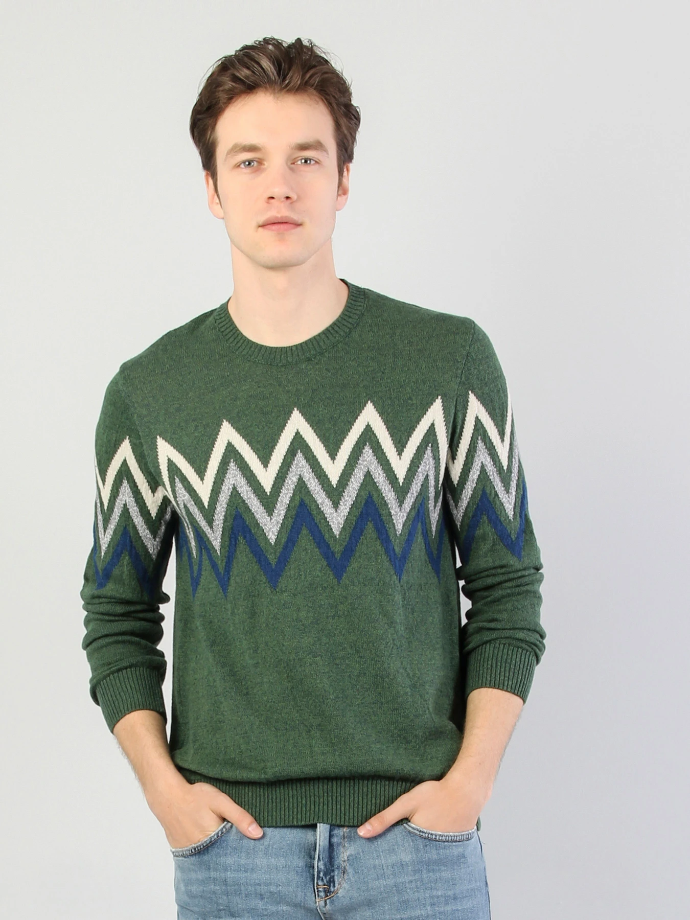Свитры и кардиганы Colin’s модель CL1030386GRM Свитры и кардиганы Colin’s модель CL1030386GRM Фото