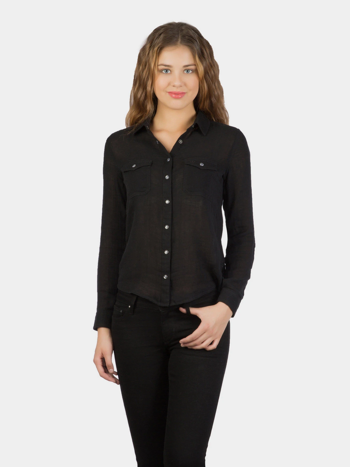 Рубашки Colin’s модель CL1016357BLK Рубашки Colin’s модель CL1016357BLK Фото