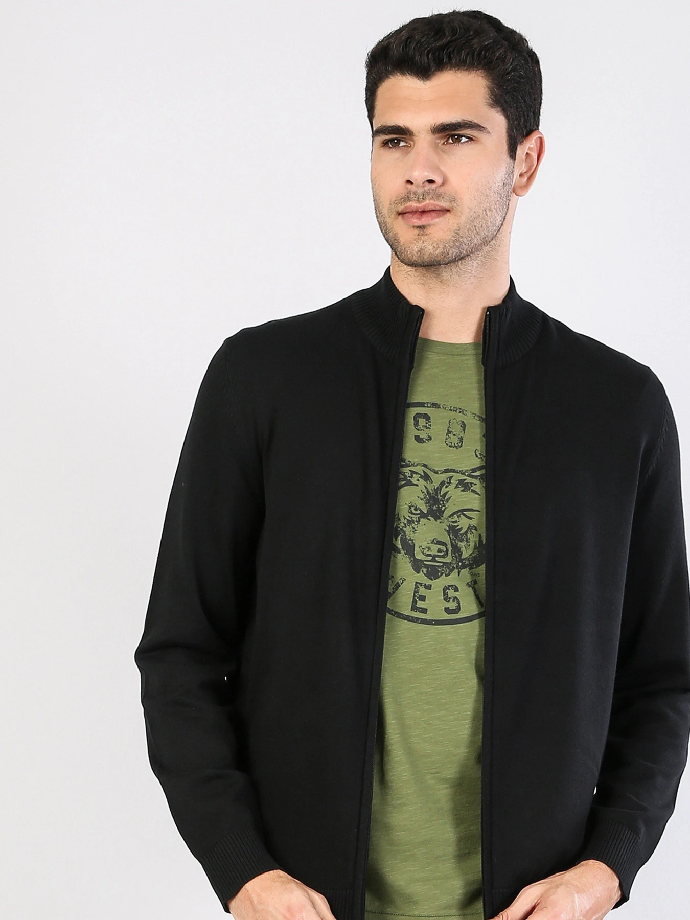 Свитры и кардиганы Colin’s модель CL1023205BLK Свитры и кардиганы Colin’s модель CL1023205BLK Фото