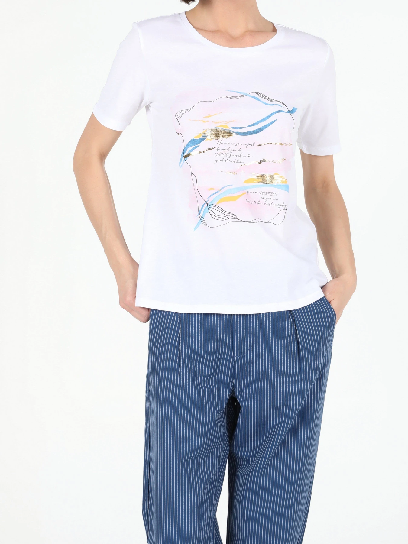 Футболки и поло Colin’s модель CL1054394WHT Футболки и поло Colin’s модель CL1054394WHT Фото