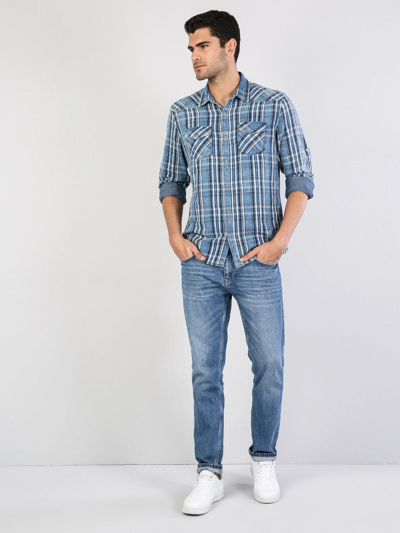 Рубашки Colin’s модель CL1034967BLI Рубашки Colin’s модель CL1034967BLI Фото