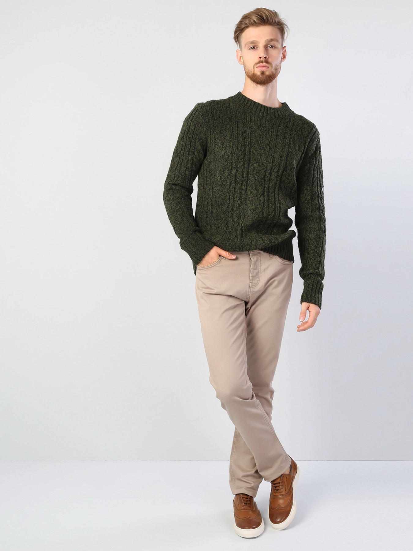 Свитры и кардиганы Colin’s модель CL1036359GRM Свитры и кардиганы Colin’s модель CL1036359GRM Фото