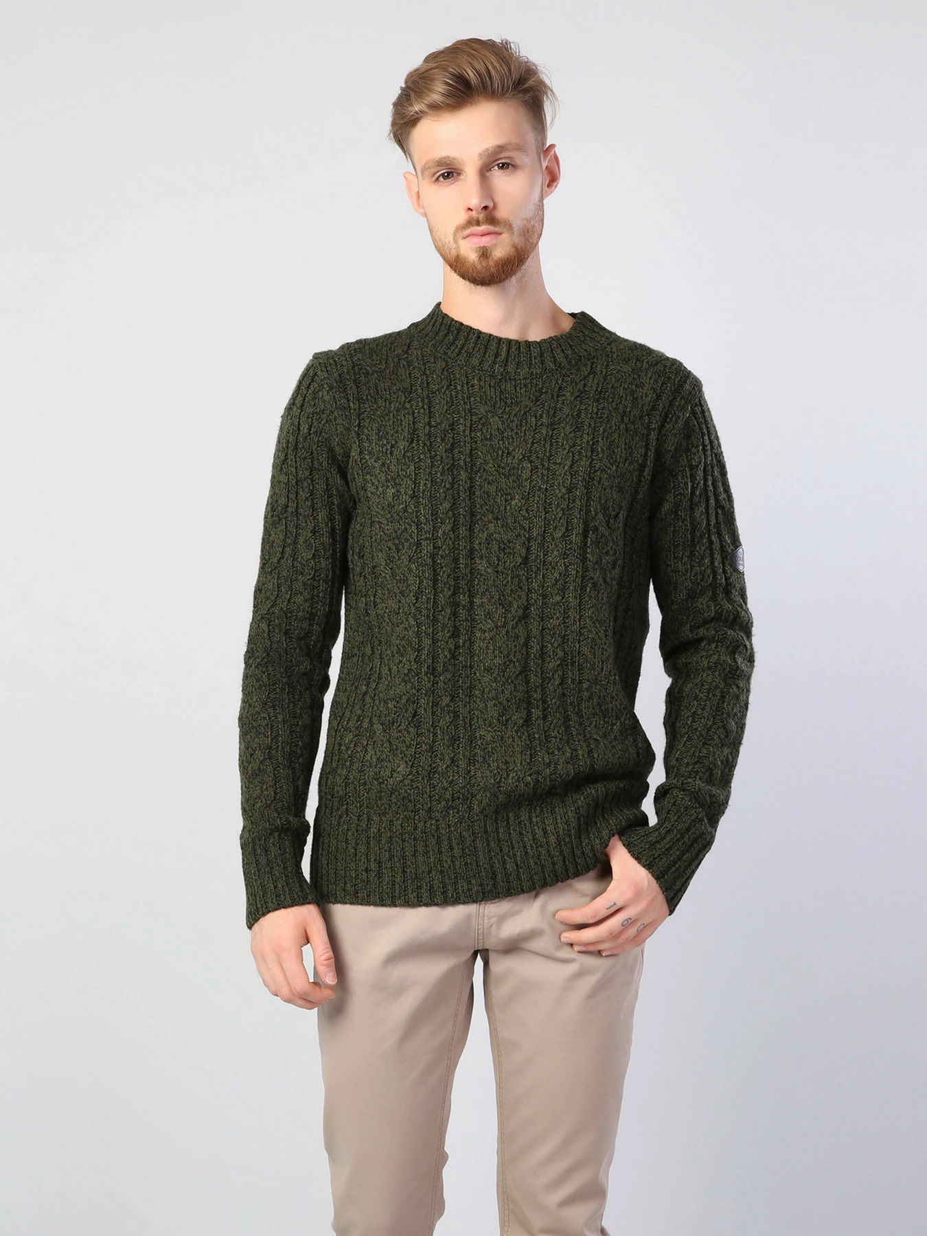 Свитры и кардиганы Colin’s модель CL1036359GRM Свитры и кардиганы Colin’s модель CL1036359GRM Фото