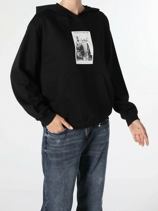 Худи и свитшоты Colin’s модель CL1055904BLK Фото