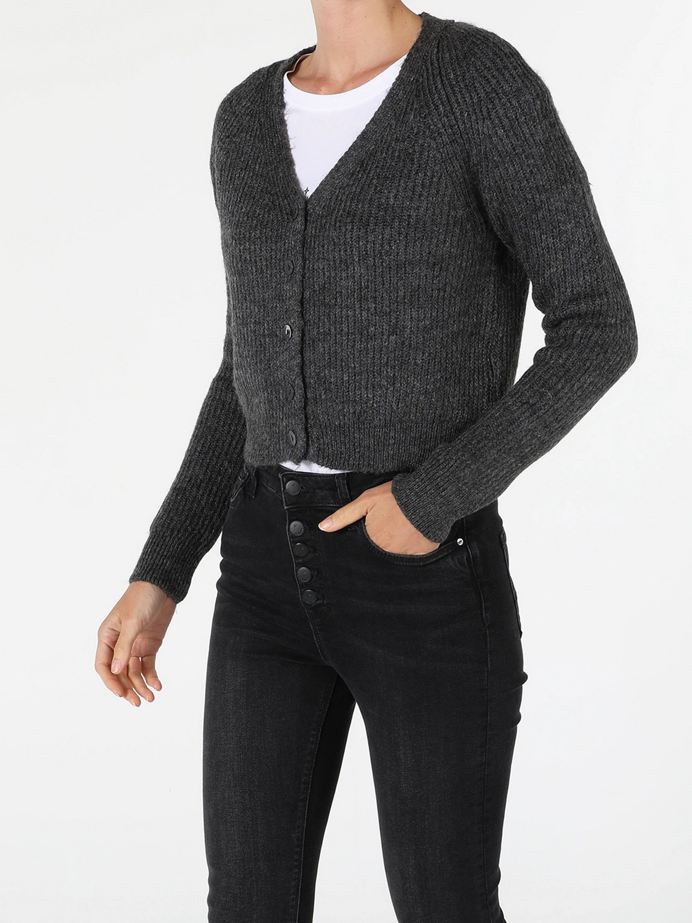 Свитры и кардиганы Colin’s модель CL1056494ANM Свитры и кардиганы Colin’s модель CL1056494ANM Фото